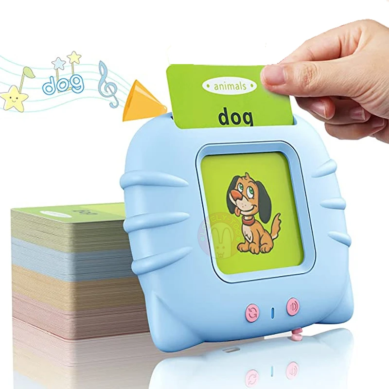 2-6-Year-Old English Learning Machine Puzzle Toy Children Early Education Talking Card Machine Reading Gadget Sight Words Games