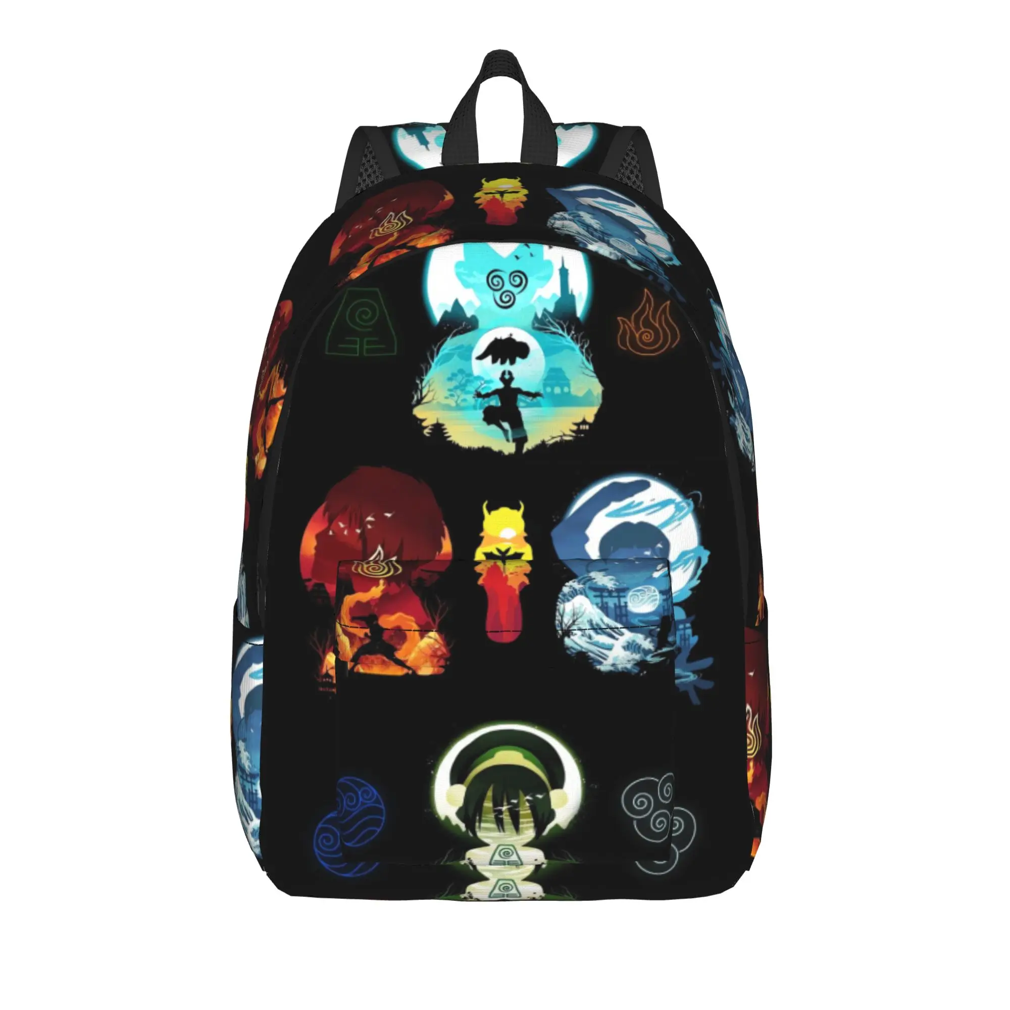 Ancient Element World Backpack Women Men  Durable Backpacks Polyester Funny School Bags Travel Design Rucksack