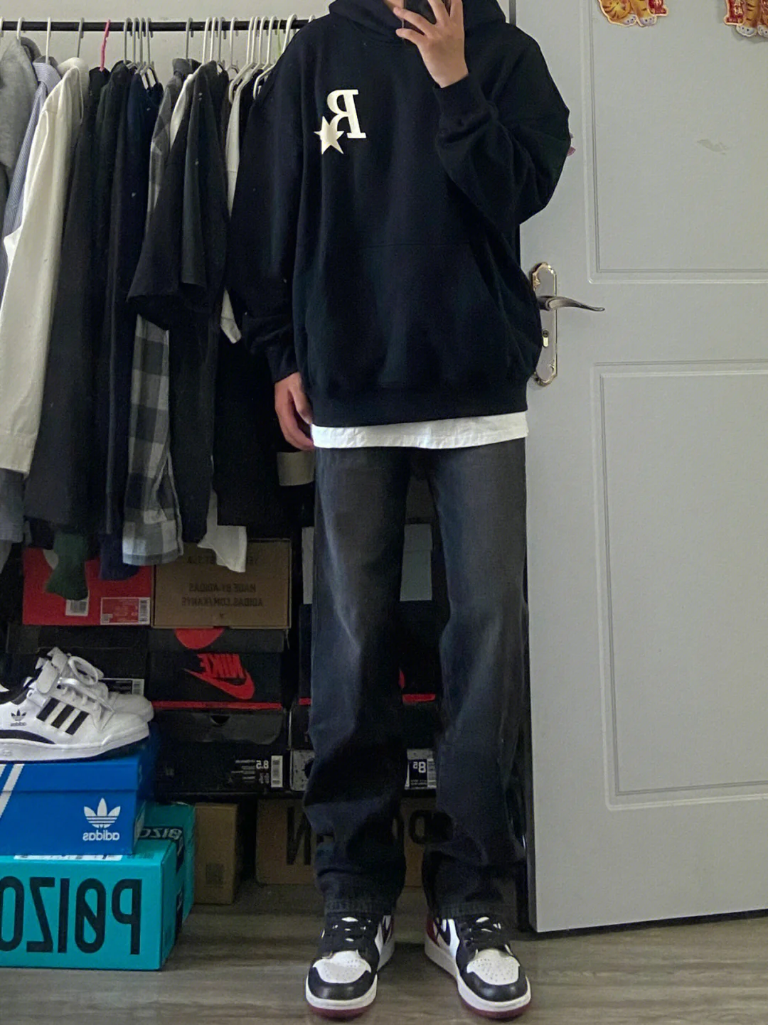 

Bla Loose Fit Men's Jeans Casual Straight Leg Slimming American Sle High Street Faionable Autumn Winter Youth Jeans