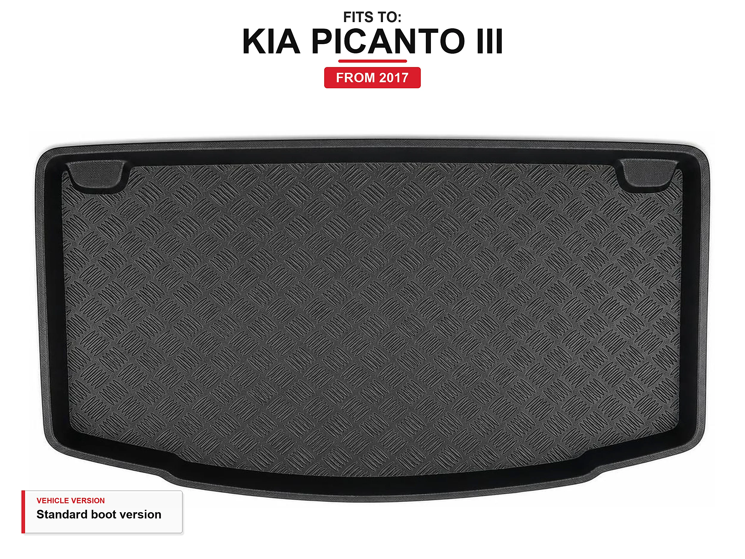 Image of Kofferraummatte mit Rand für: Kia Picanto Iii 2017-