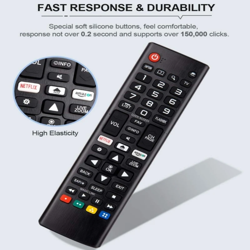 Universal Remote Control for All  Smart TV LCD LED OLED UHD HDTV Plasma Magic 3D 4K Webos TVS