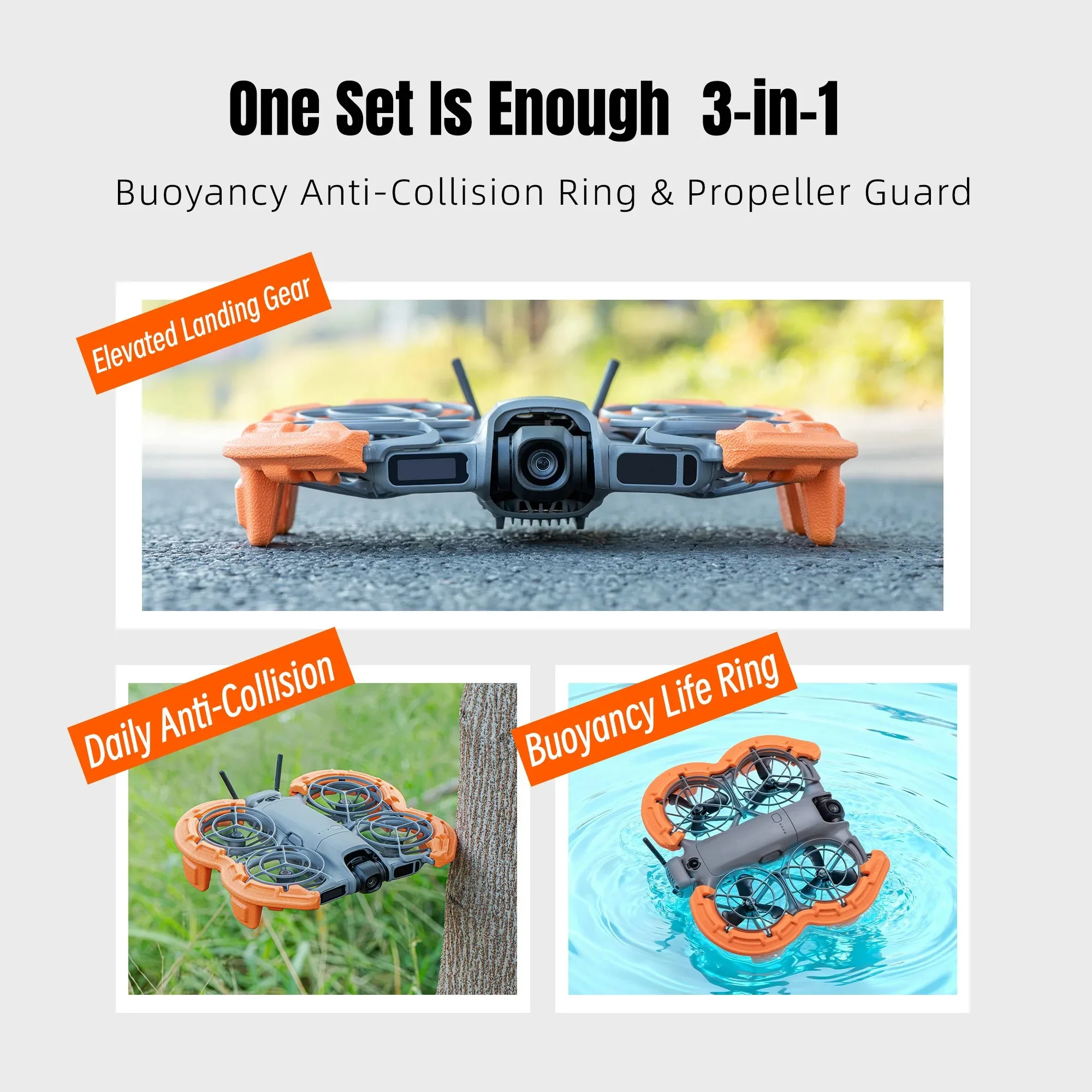 DJI Neo 2 EVA Floating Propeller Guard Anti-collision Buoyancy Protector Drone Parts