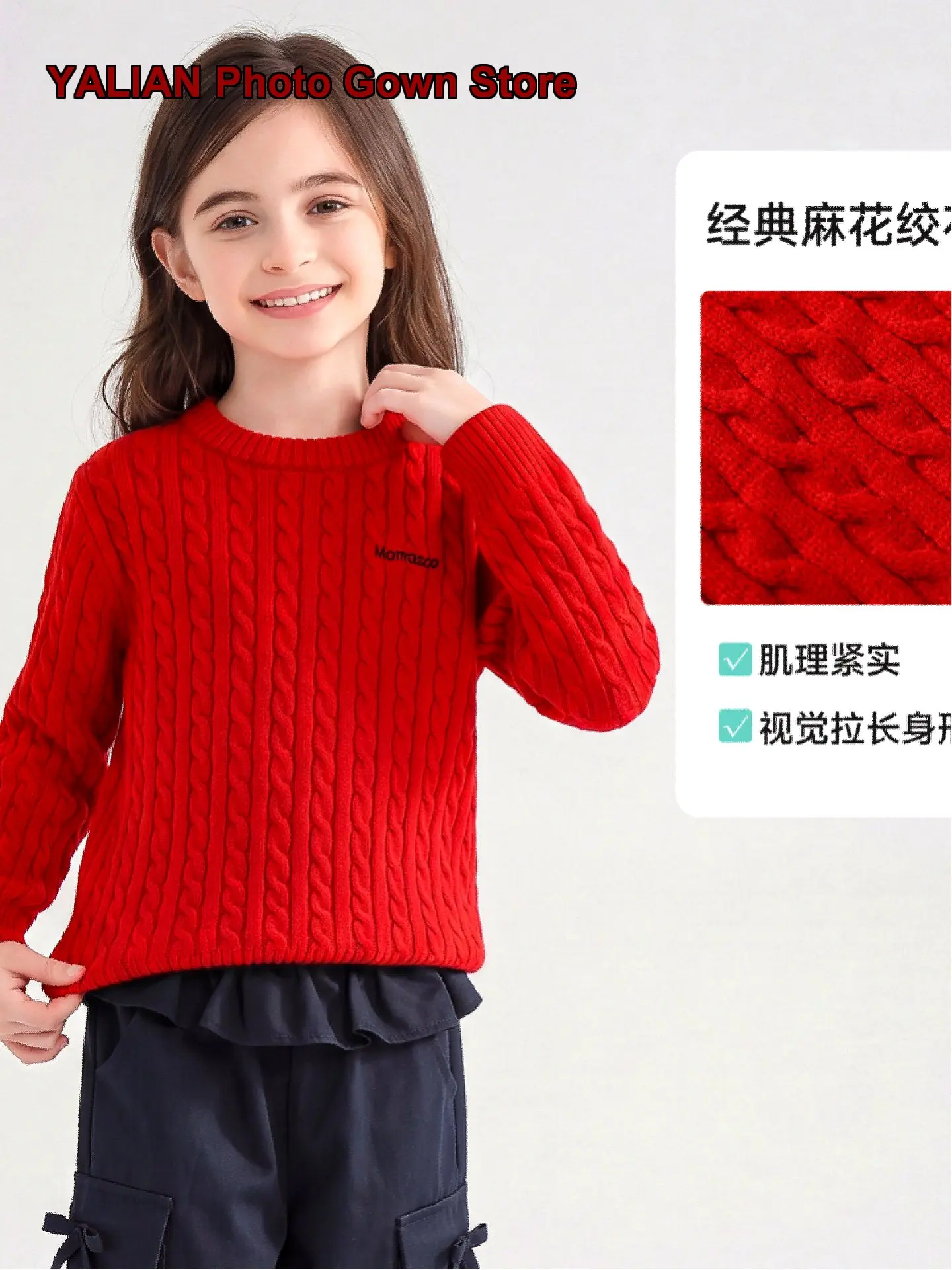 Girls Knit Top Kids Autumn Winter Stylish Knit Top Older Kids