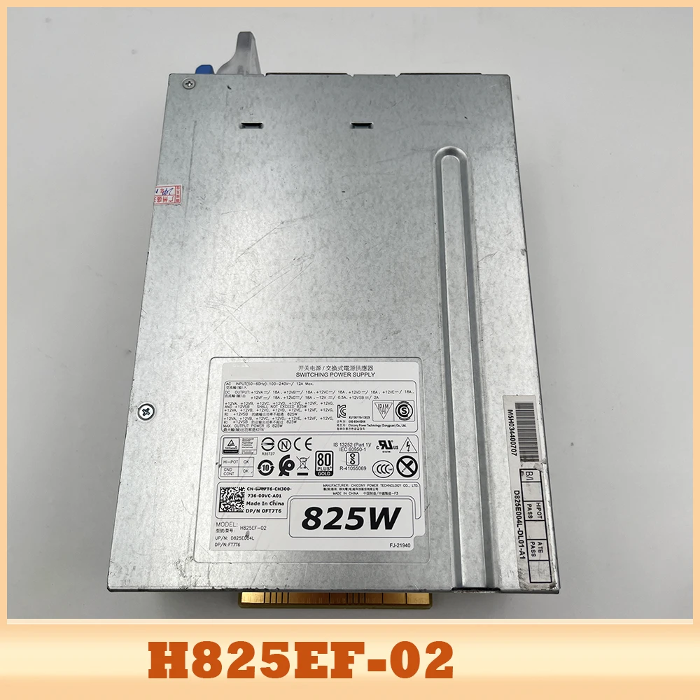 

Для DELL H825EF-02 FT7T6 W1FJK 0W1FJK T5810 T7810 T7910 825 Вт серверный блок питания