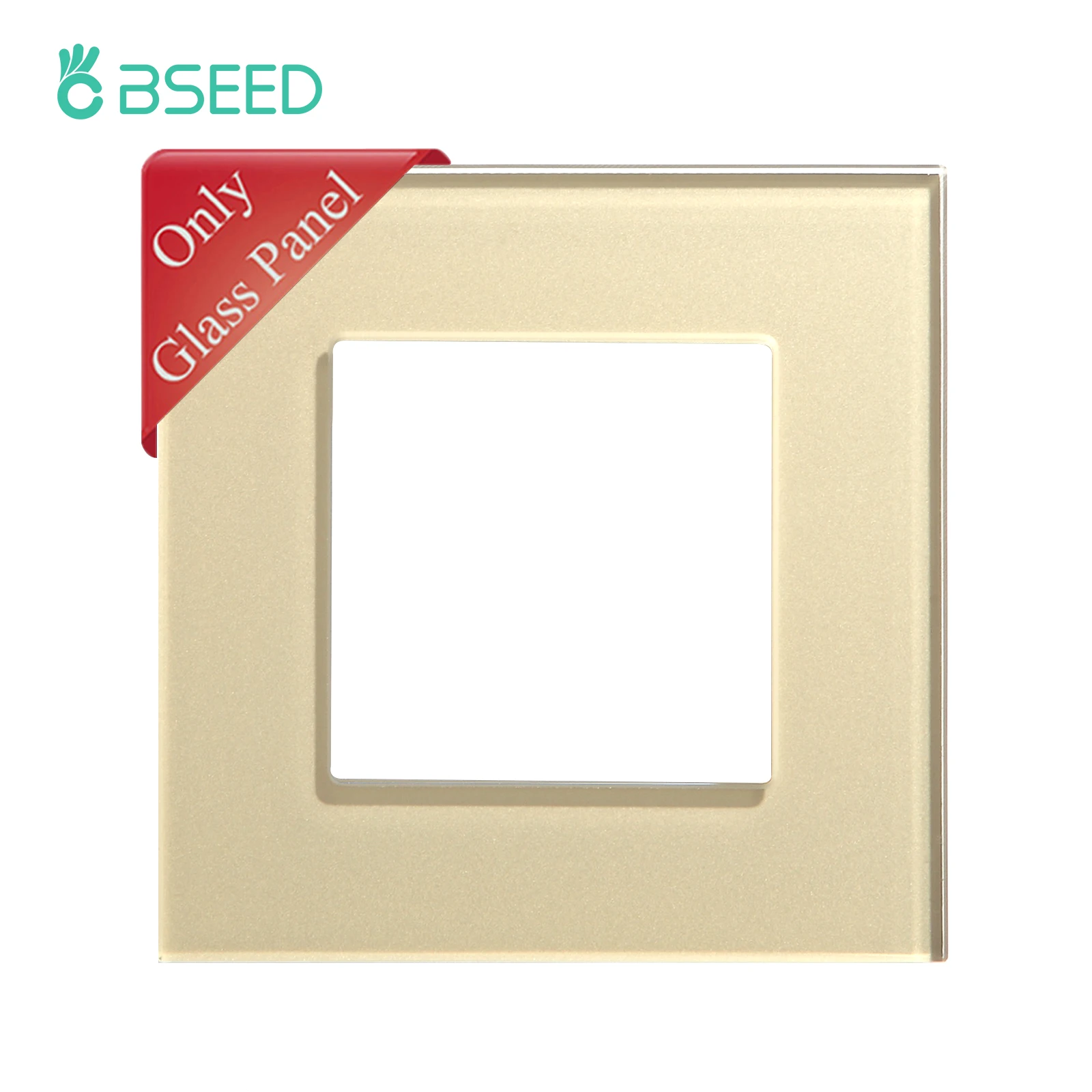 Bgraine – prise de courant Internet USB CAT5, panneau en verre EU et PC, fonction dorée