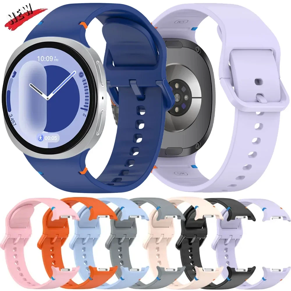 Officiële Siliconen Band voor Samsung Galaxy Horloge 8 44mm 40mm/8 Classic 46mm Band Ademend Polsbandje sport Armband Accessoires