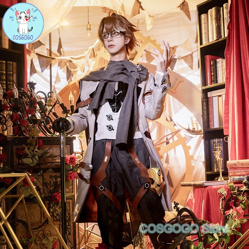 COSGOGO [Customized] Game Honkai:Star Rail Welt Yang Cosplay Costume Halloween Outfits Game Clothing Men Anime Suit Wig