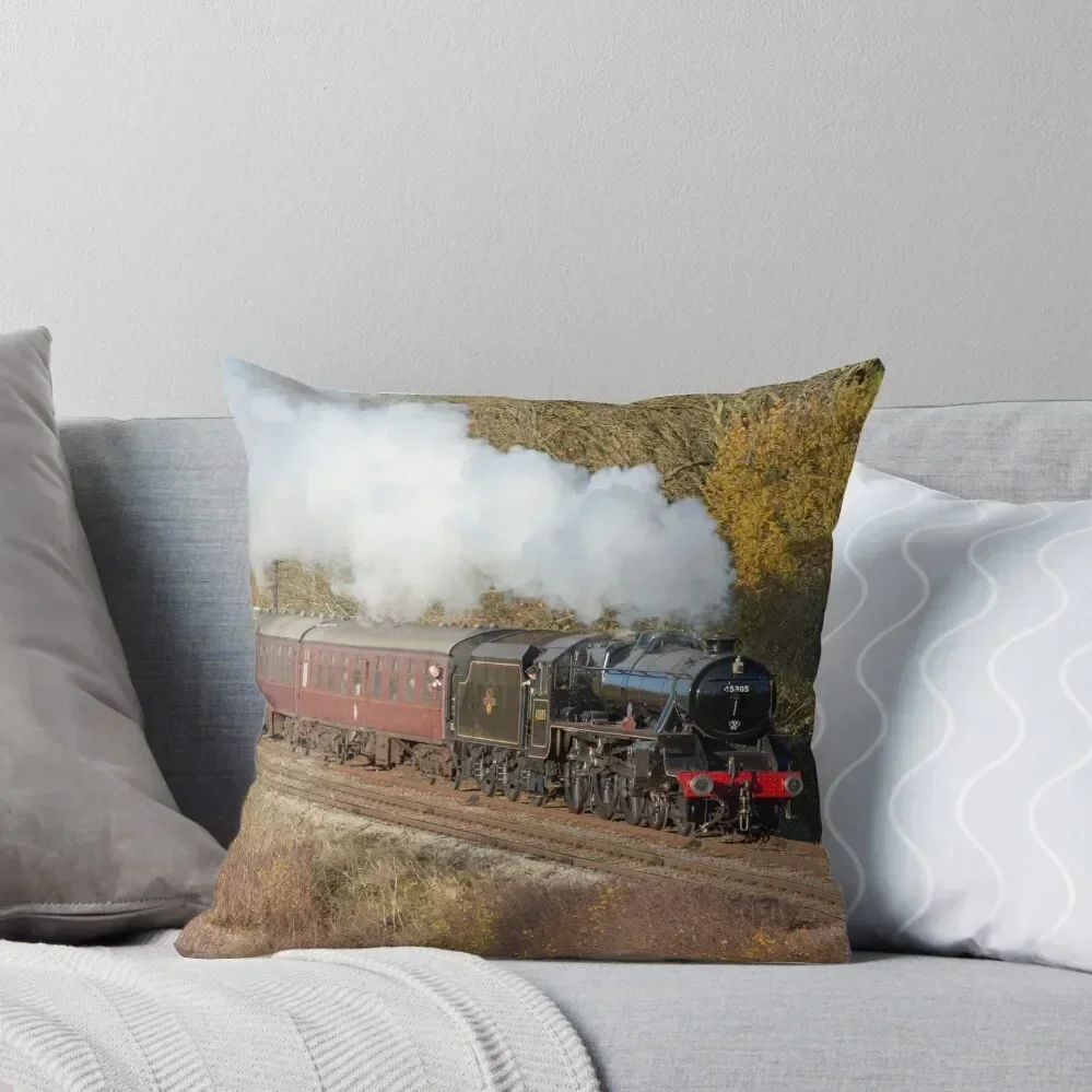 

Steam locomotive 45305 Throw Pillow Pillowcases Cushions Home Decor Cushion Cover pillow