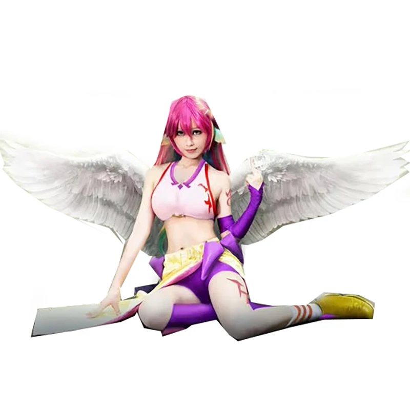 No Game No Life Jibril Uniforms Cosplay Costume with Wings customized