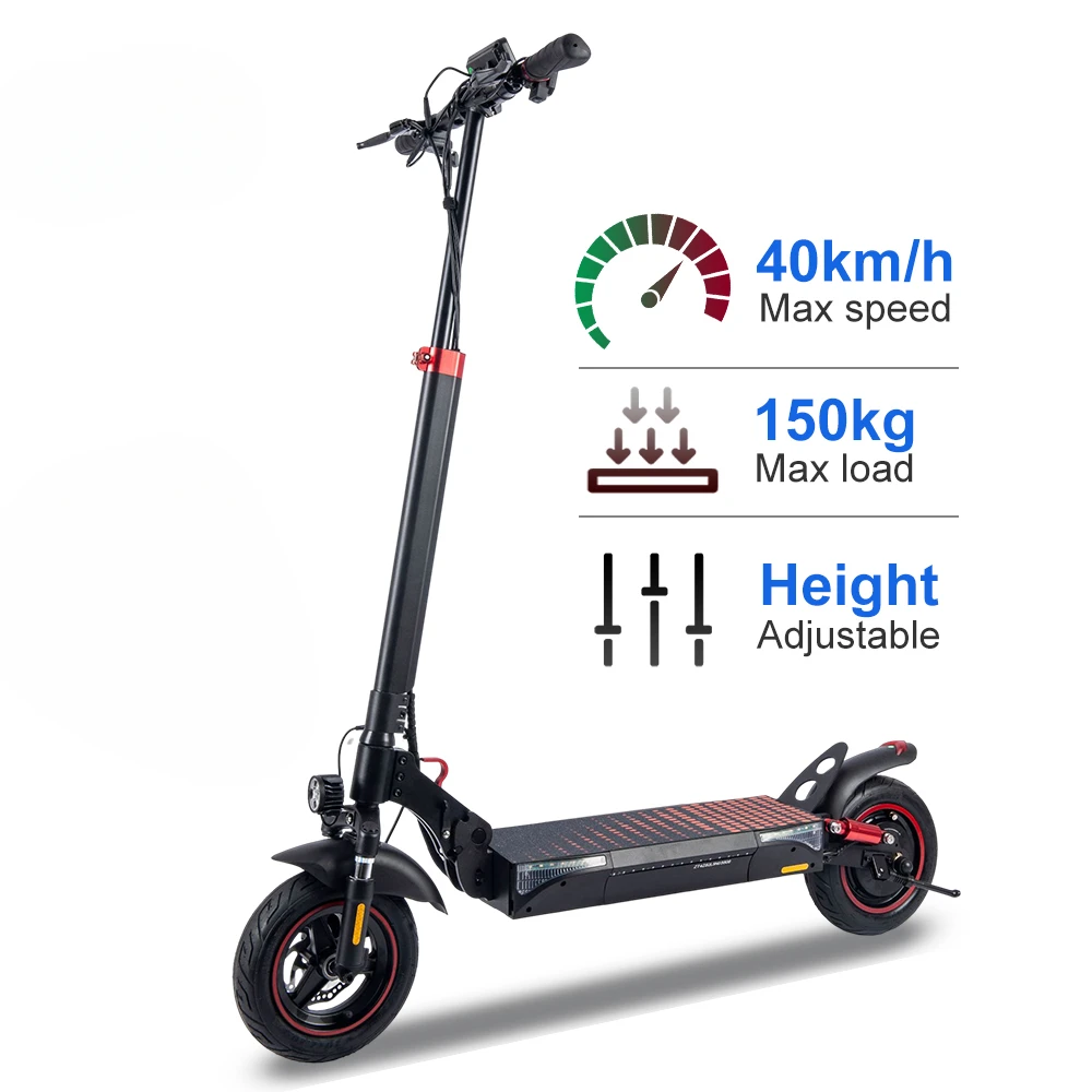 T4 10-inch Lithium Battery, Tire Off-road Electric Scooter, Foldable and Lightweight