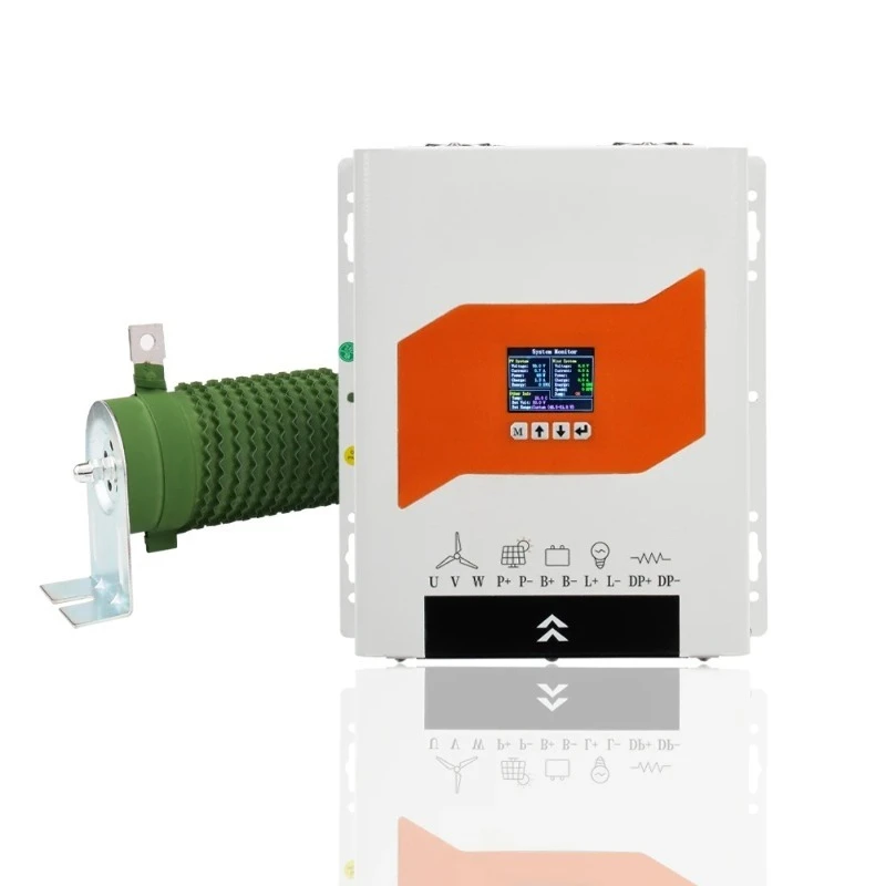 

6KW Dual MPPT Wind Energy Hybrid System Charging Solar Controller 12V 24V 48V Automatic Adjustment