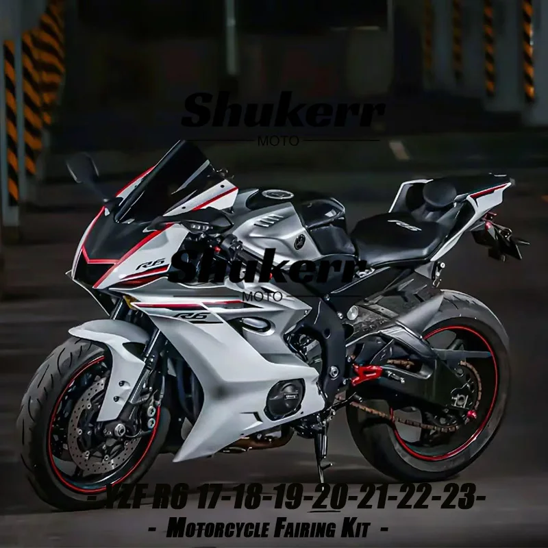 

Shukerr Moto New Abs Plastics Motorcycle Fairing Kit Fit for R6 17-22 Yzf600 2017 -2022 Injection Mold Bodywork Kit