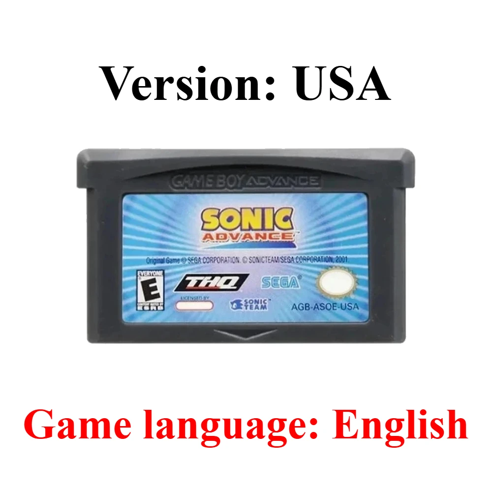 GBA Englische Spielkassette Final Fantasy Advance Wars Metroid Kirby Golden Sun Doom of Fire für GBA SP Spiel Klassische Spielkarte – Detail 28