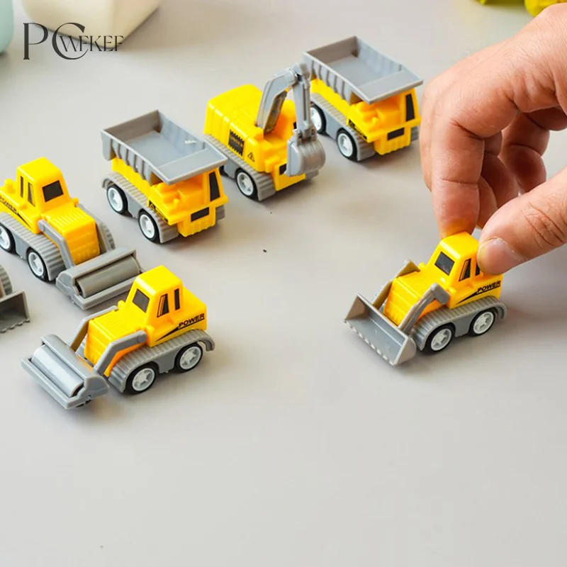 

10Pcs Mini Construction Engineering Vehicle Excavator Pull Back Car Toys For Kids Birthday Party Favors Pinata Filler Treat Bag