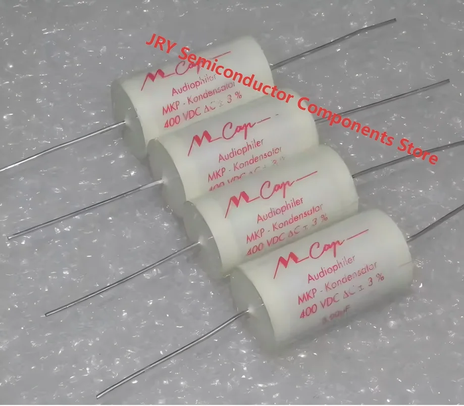 Mundorf M-cap 400v 3.9uf 400VDC MKP Audio Coupling Capacitor. Dimensions: 18*34mm.
