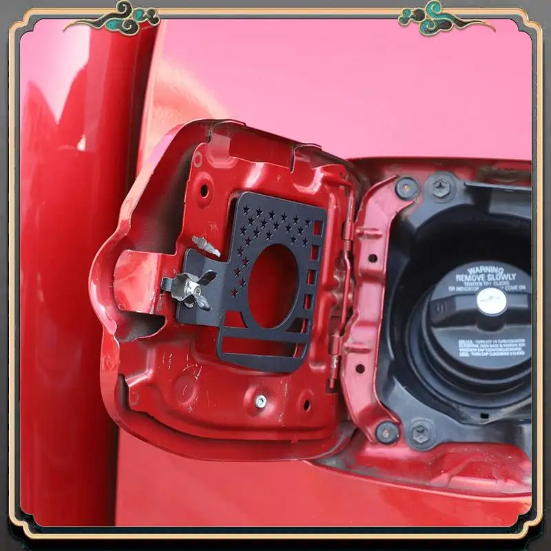 

M45K-1 Piece Car Fuel Tank Gas Cap Holder, Car Fuel Tank Gas Filler Cap Cover Black Trim Accessories For Toyota Tacoma 2016-2022