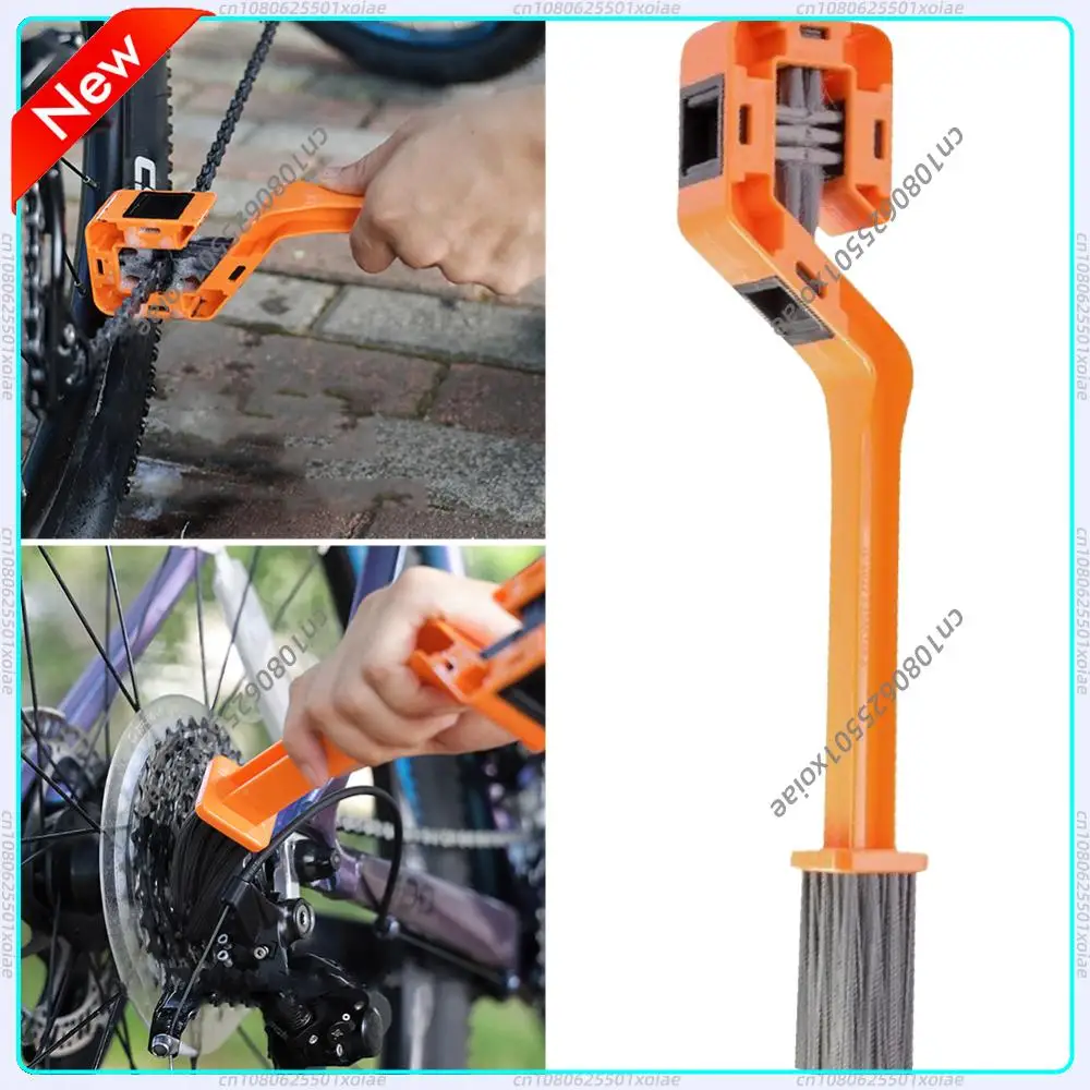

Plastic Chain Gear Grunge Wheel Brush MTB Bicycle Chain Cleaning Brush Portable Bike Motorcycle Cleaning Tool Rim Care Tire