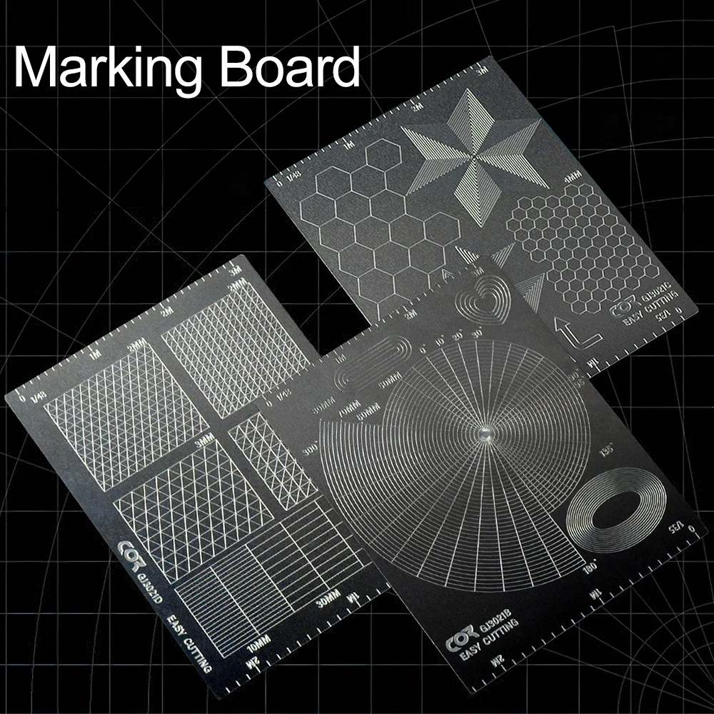 Stainless Steel Model Masking Sheet Easy Cutting Type Board Mat DIY Hobby Craft Tool