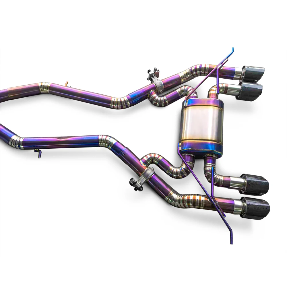 

Титановая выхлопная система Catback для BMW M3/M4 G80/G82/G8X 3.0T 2019-2023, спортивный глушитель выхлопной трубы Valvetronic, прямой завод с завода