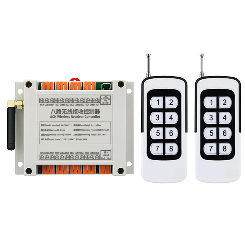 Dc 12V 24V 36V 8CH …