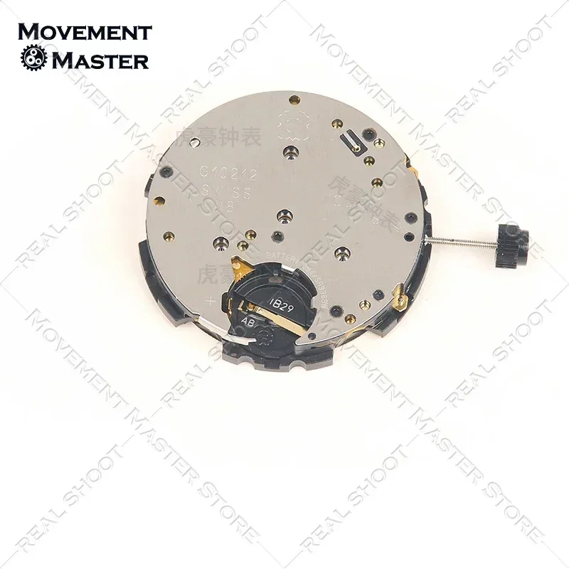 Swiss jam tangan gerakan Quartz, jam tangan gerakan ETA G10.212 6 tangan Tanggal 4 G10.211 Universal V8