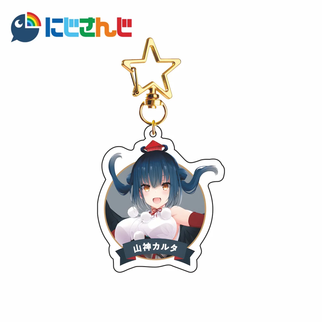 Nijisanji Series 2026 New Arrival Acrylic Keychain Amamiya Kokoro Saotome Berry VTuber Character Pendant Collectible Gift