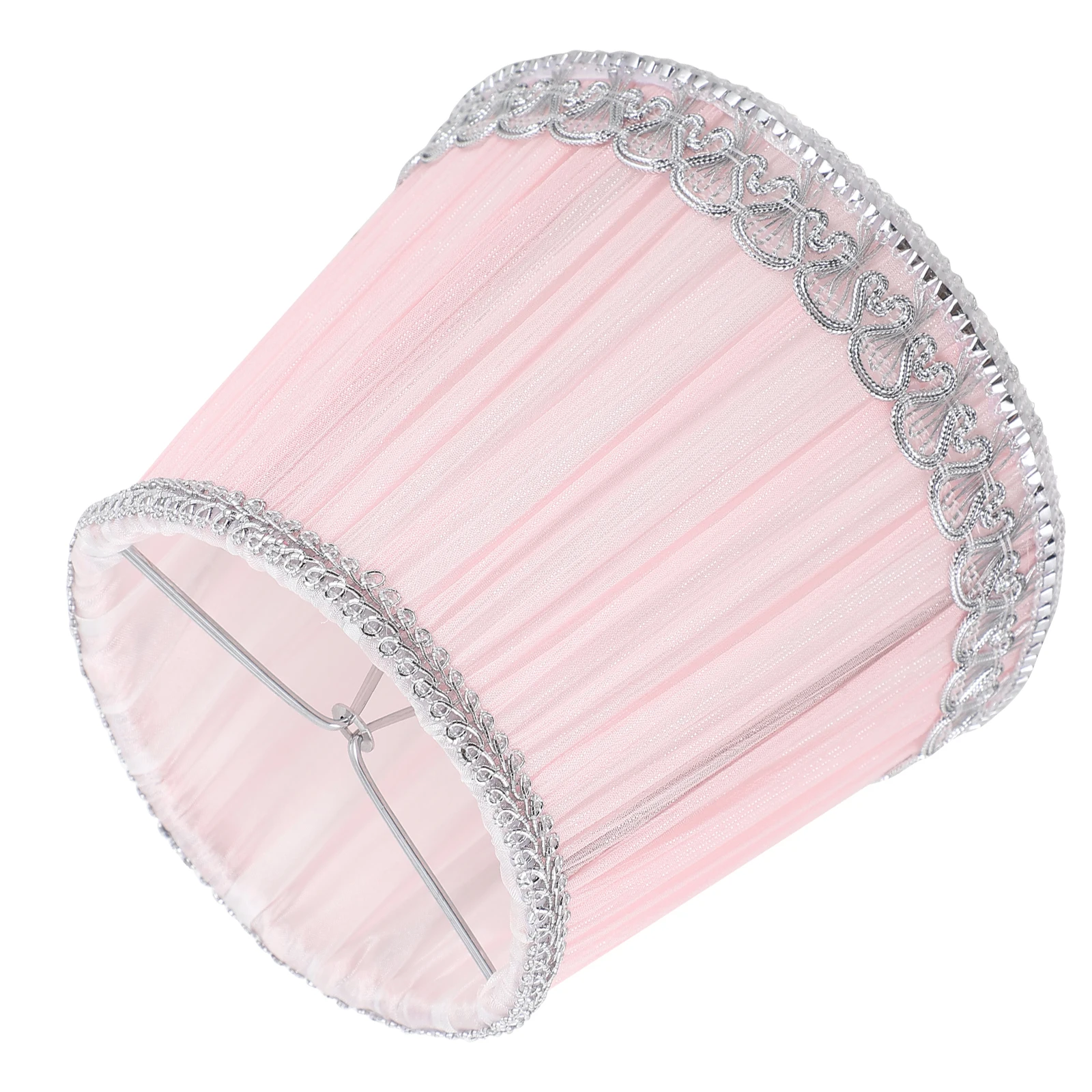 

Chiffon Lampshade Pleated Light Cover Replacement For Bedroom Living Room Decor Lampshade Accessory Dustproof Protective