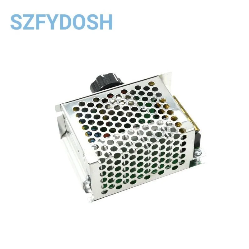 4000W AC 220V Scr Spannungs regler Dimmer Motor drehzahl regler Modul einstellbares Potentiometer mit Aluminium gehäuse