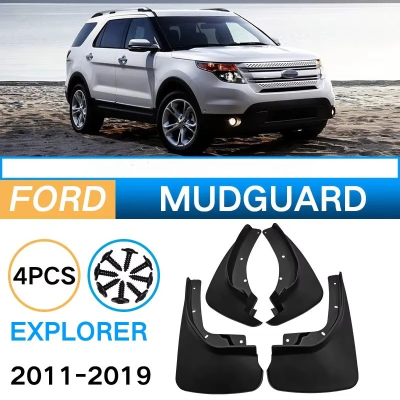 Schmutzfänger für Ford Explorer 2011-2019 U502 U625 Schmutzfänger Spritzschutz Kotflügel vorne und hinten Auto-Styling Autozubehör