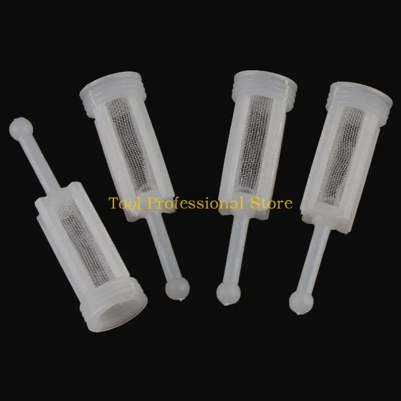 57qf 10x Kunststoff -Sprühpistolterfilter -Schwerkraft -Sprühdurchmesser 11 mm Gesamtlänge