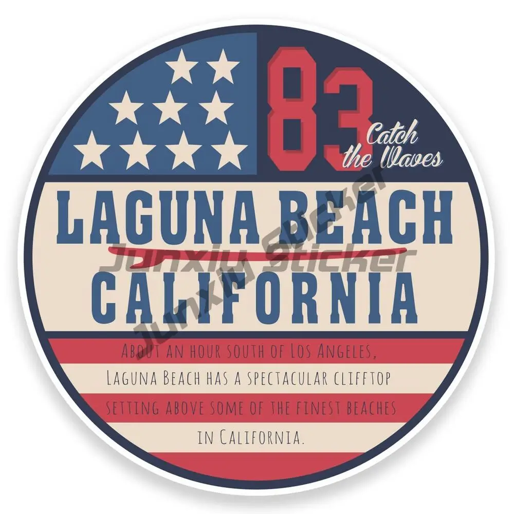 Laguna Beach California United States Vinyl Stickers Stickers Laptops Travel Waterproof Scratch-Proof Bodywork Auto Decoration