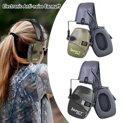 1pc Electronic Shooting Earmuffs Tactical Impact Sound Amplification Headset Ear Protection Anti-noise Ear Muff Outdoor Sports