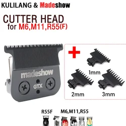 Original Replaceable Cutter Head for Kulilang R55(F) Madeshow M6 M11 Professional Hair Clipper 0mm Blade Hair Cutting Machine