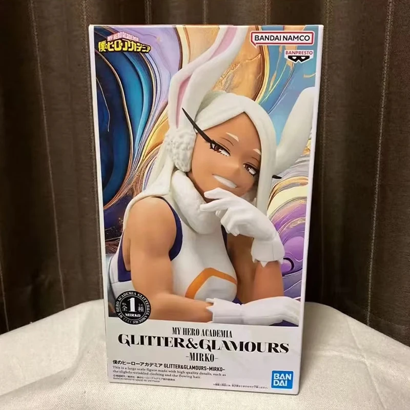 En stock BANDAI Original BANPRESTO GLITTER & GLAMOURS-MIRKO PVC 17CM figura de acción Anime modelo colecciones adornos juguete para regalo