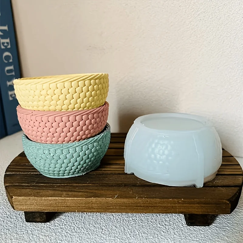 Resin Mold for Weaving Baskets, Suitable for Resin Production, Furniture Ornaments, Illustration Vases And Other Various Handicrafts. It Is Suitable for Beginners to Do DIY. view 5