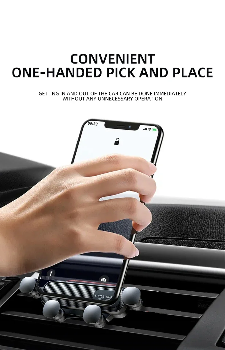 Auto-Handyhalterung für Lüftungsschlitze, universelle Handyhalterung für GPS, kompatibel mit iPhone 13/12 Pro, Xiaomi, Samsung – Detail 5