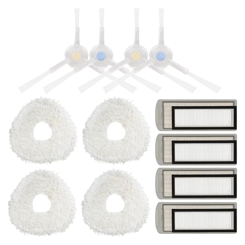 ABUF-For NARWAL T10 J1 J2 Accessories Kit Includes High Efficiency Filter, Side Brush, And Replacement Mop Cloth Robot Vacuum Cl - Image 3