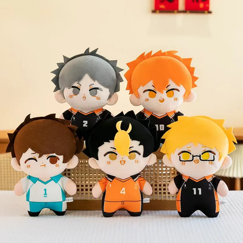 Anime Haikyuu!! Pluszowe Zabawki Śliczny Shoyo Kenma Pluszak Kawaii Bokuto Tsukishima Miękka Lalka Dekoracja Pokoju Kolekcja Na Prezent Urodzinowy