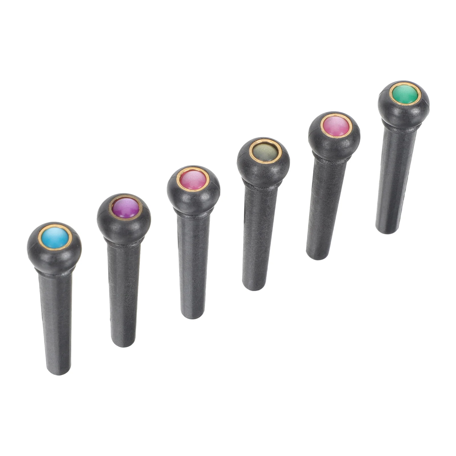 

6 Pcs String Cone Acoustic Guitar Pegs Accessories Tuning Pin for Parts Replacement Plastic Steel