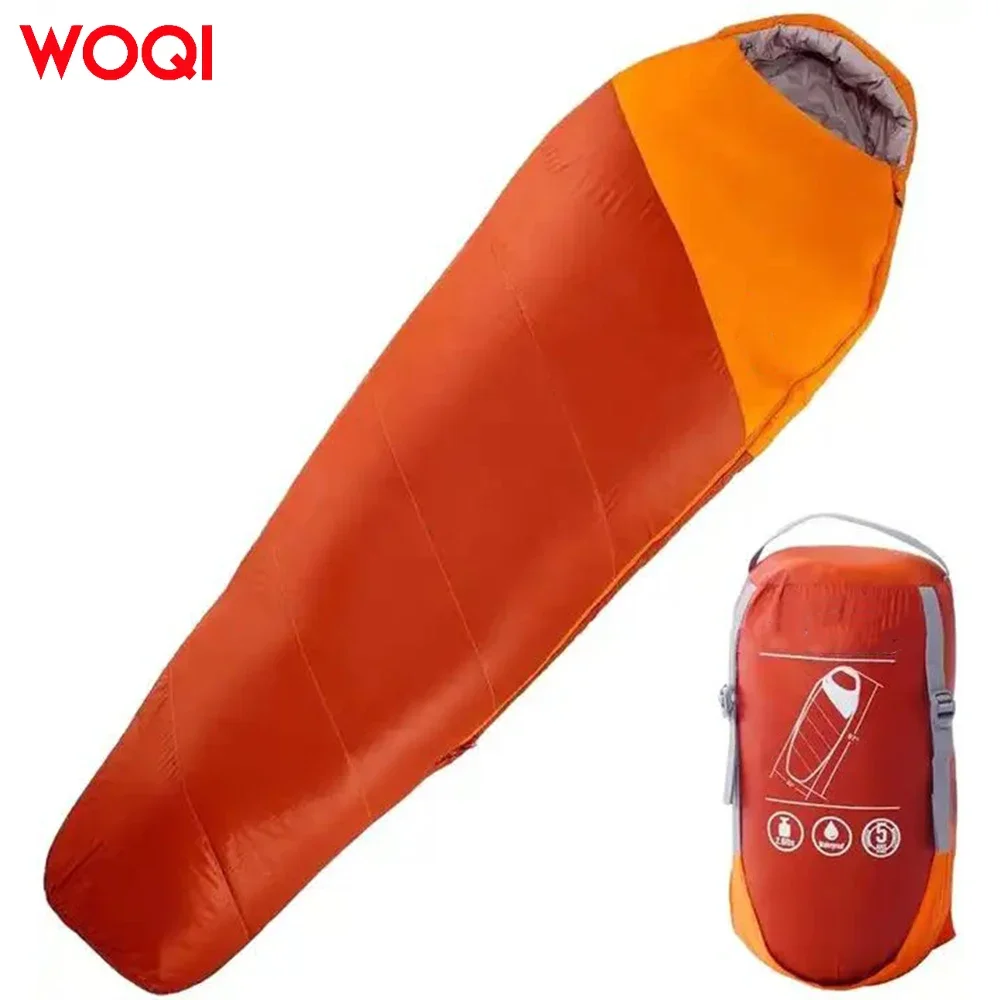 

woqi comfort waterproof camping outdoor custom wholesale sleeping bag With Zipper Comfort