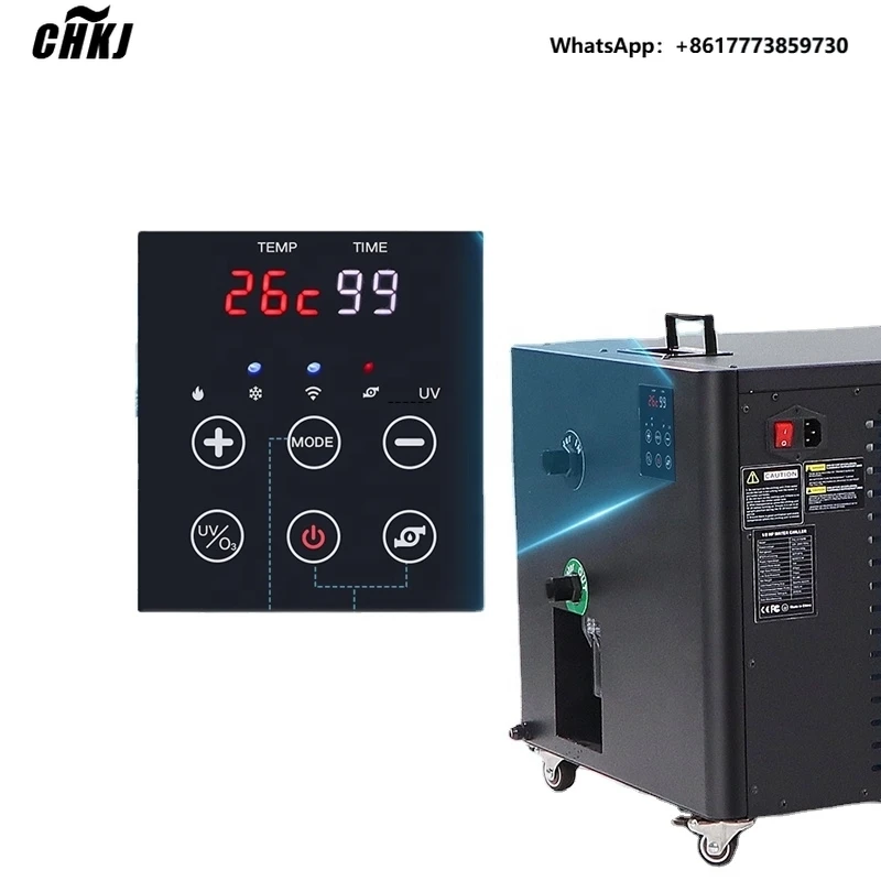 

CHKJ 1/2 HP Water Chiller Mini Ice Bath Cold Tub Cooler Household Small Home Use Hotels Farms for Cold Plunge Pools