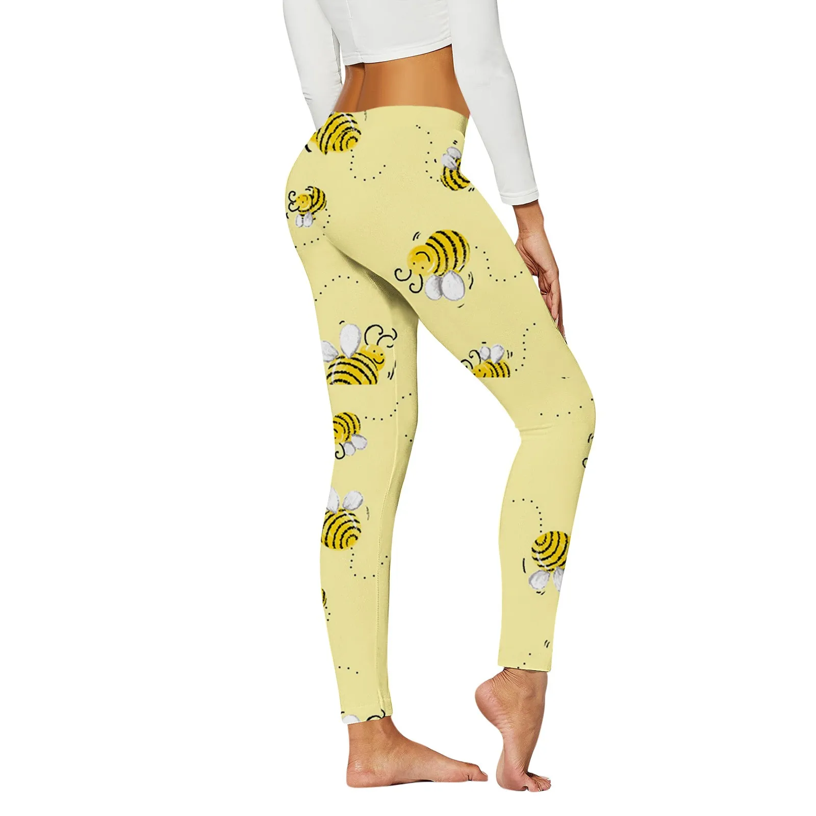 Mallas con estampado cómodo para mujer, Leggings deportivos de Yoga, de cintura alta, informales, para correr