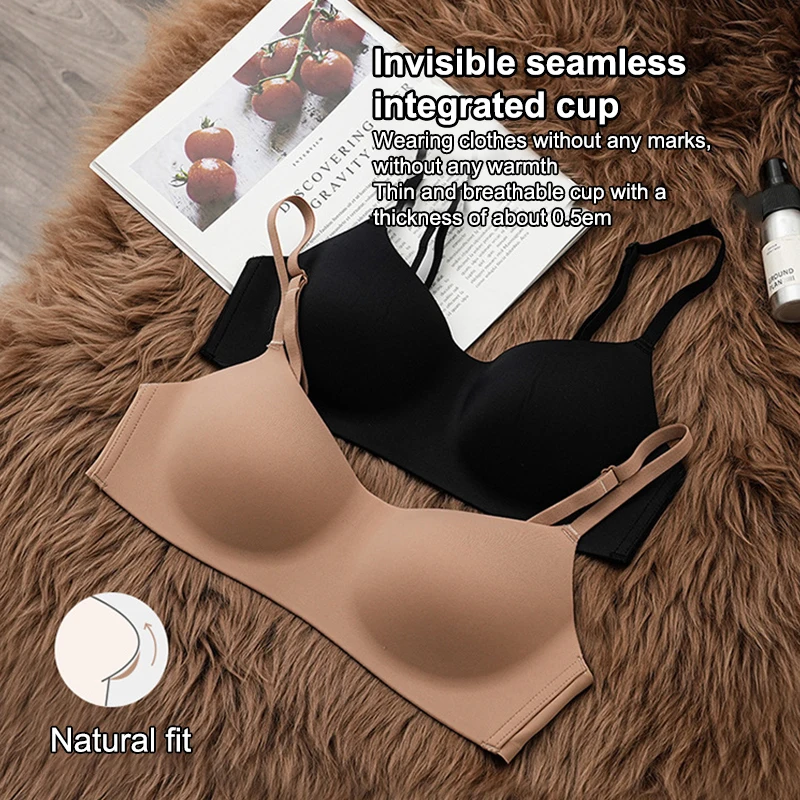 Seamless Underwear For Women Girls Thin Style Sexy Wireless Bras Fashion Comfortable Breathable Bra Elastic Beauty Back Bra