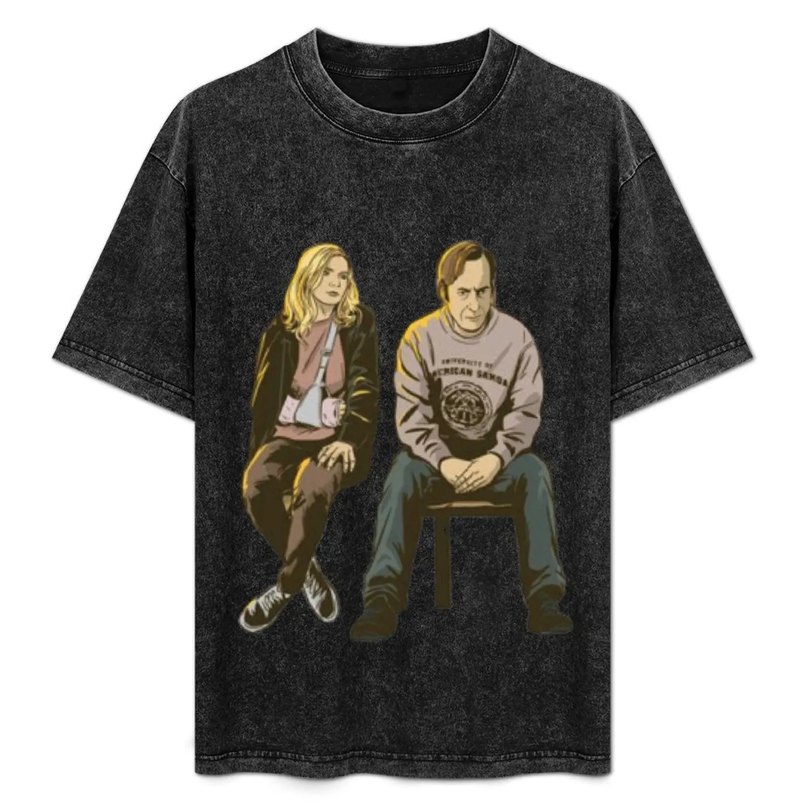 

kim and Jimmy better call saul season 6 T-Shirt men t shirt cotton 100% t shirts for man slim fit T-Shirt