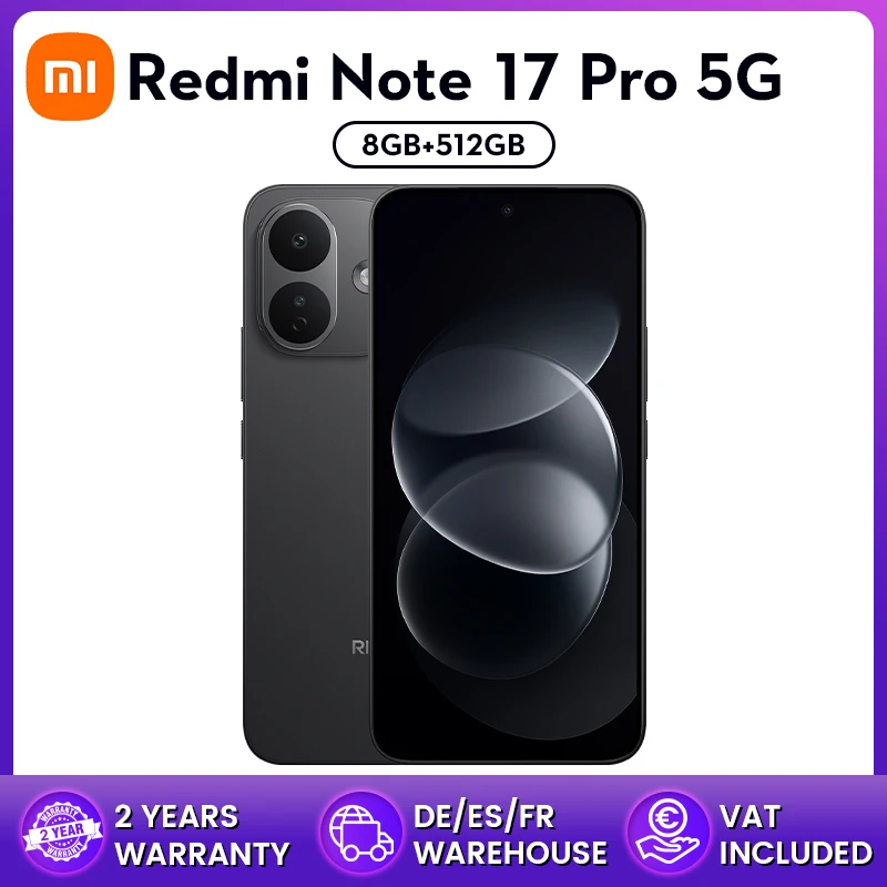 Version Globale Xiaomi Redmi Note 17 Pro 5G 6,83 Version Globale Xiaomi Redmi Note 17 Pro 5G 6,83
