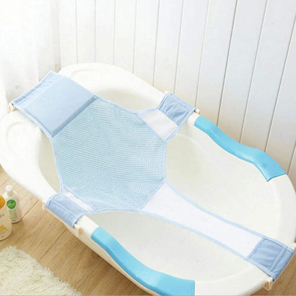 

Сетчатый гамак для купания младенцев, прочный материал, легко устанавливается, легко снимается, легко чистится, отводит воду, для новорожденных, для купания малышей