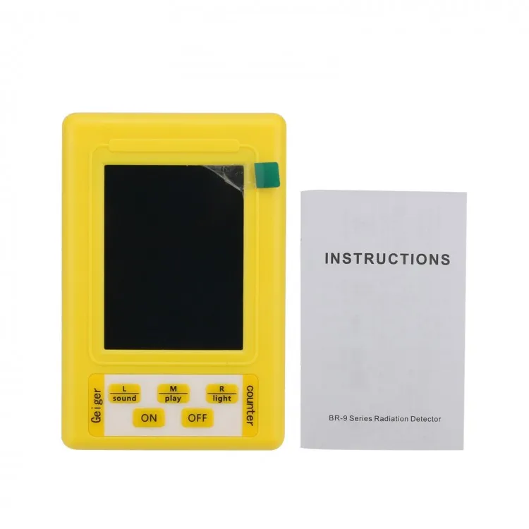 

BR-9C 2-In-1 Geiger Counter Nuclear Radiation Detector Dosimeter Electromagnetic Radiation Tester