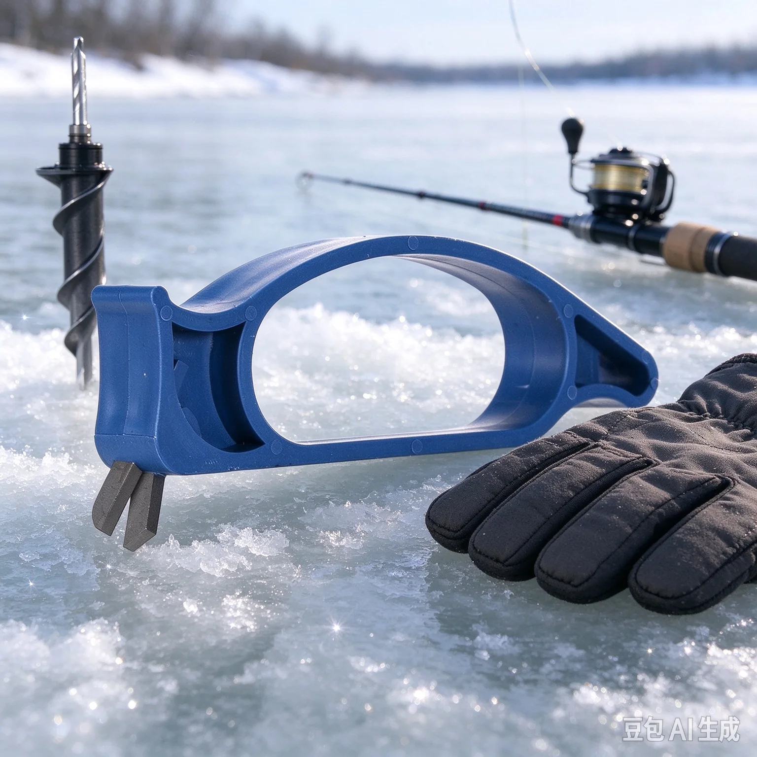 Handheld Drill Sharpener Winter Ice Fishing Gear Ice Auger Sharpener Quick Repair Polishing Tools Fishing Replacement Accessory