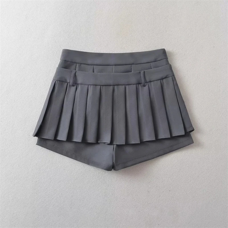 Y2K Bow Mini Skirts Women Harajuku Korean Black Sexy Pleated Short Skirt Summer Preppy Kawaii Pink High Waist A Line Skirt New