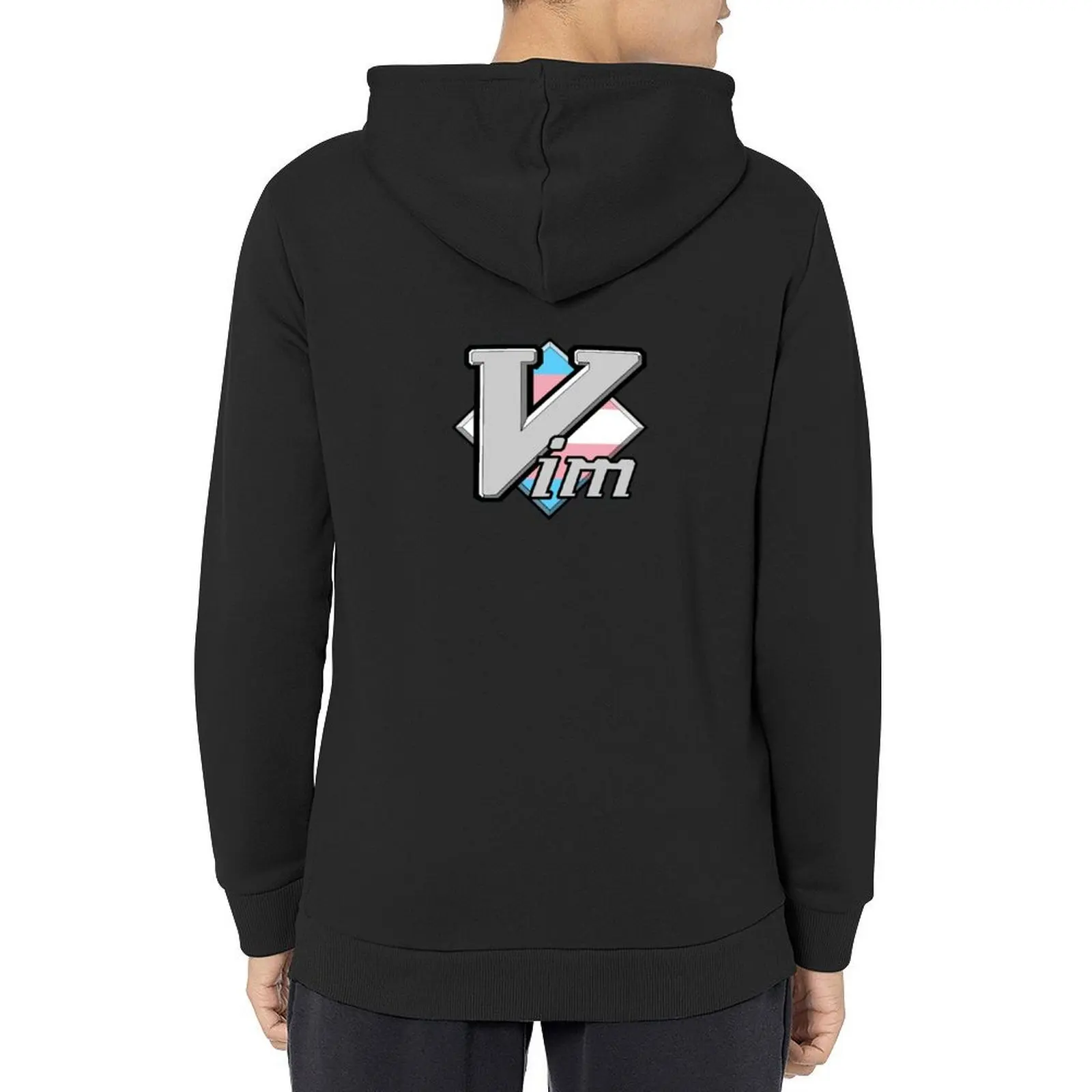 

Trans Pride Vim Logo Hoodie men wear autumn new products graphic t shirts men male clothes men's hoodies